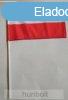 Lengyel zszl 15x25cm, 40cm-es manyag rddal 