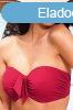 Veronica Bandeau bikini fels, piros