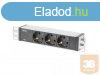 3 aljzatos villamos elosztsv 10"-os fali rack szekrn