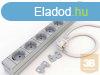 DI-STRIP Compact hlzati eloszt 6db aljzattal, kapcsolval