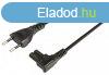 Euro Csatlakozs Kbel Euro Dugasz - IEC-320-C7 5.00 m Feke