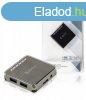 4-Port Eloszt USB 3.0 Fekete