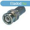 Csatlakoz BNC 7.0 mm Dugasz Fm Ezst